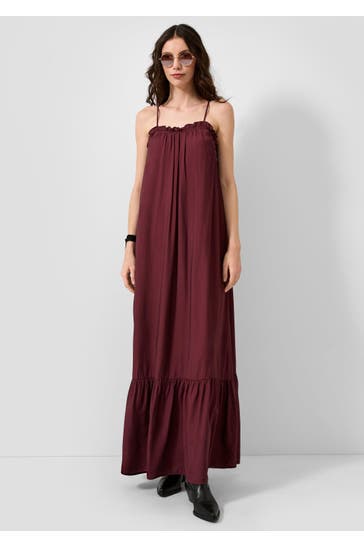 QS BY S.OLIVER Maxikleid 4923_bordeaux