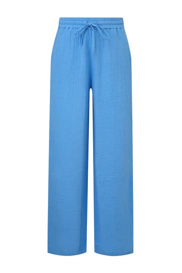 QS BY S.OLIVER Stoffhose 5443_blau Tapered