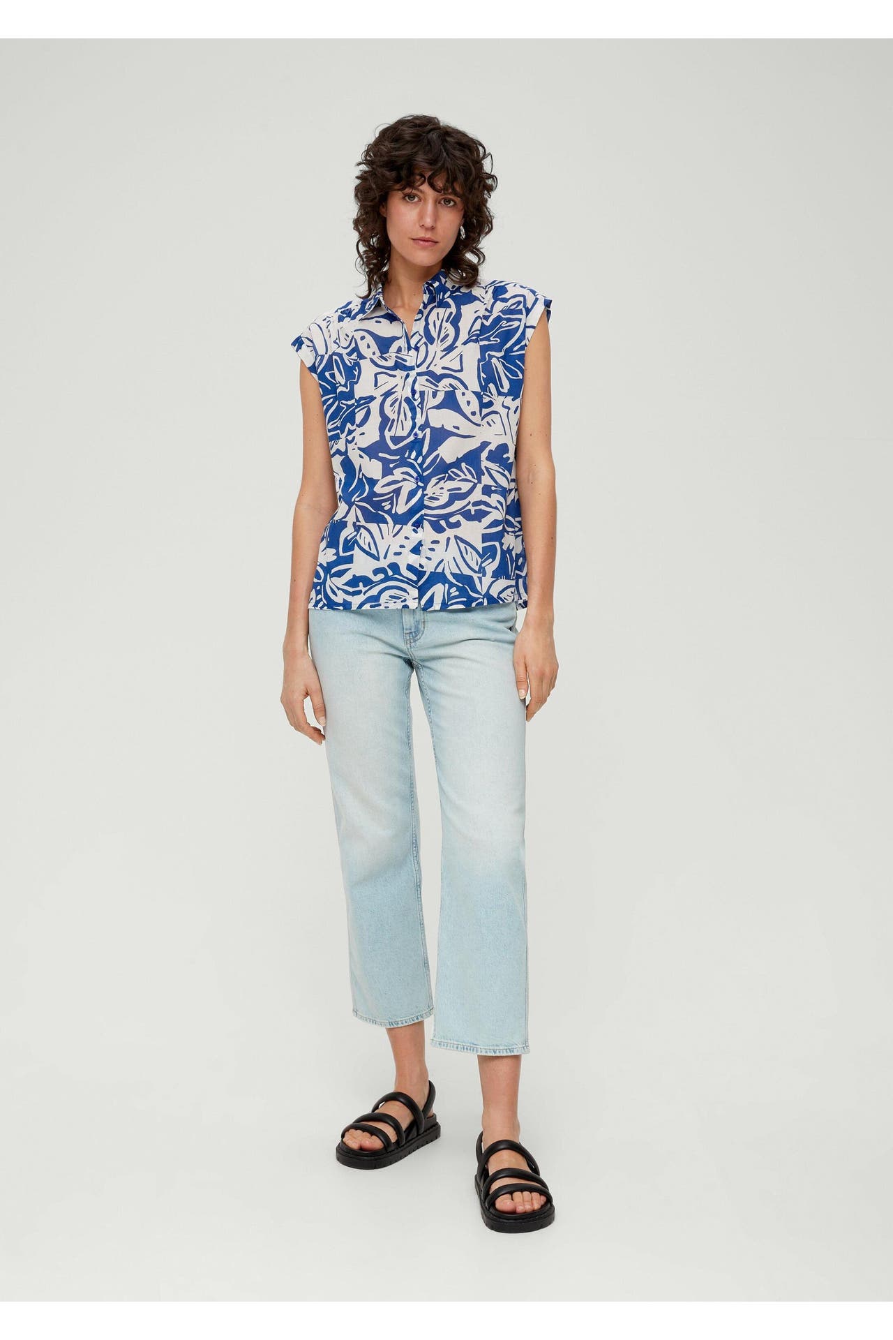 S.OLIVER Blusenshirt 56A0_royalblau, Bild 1