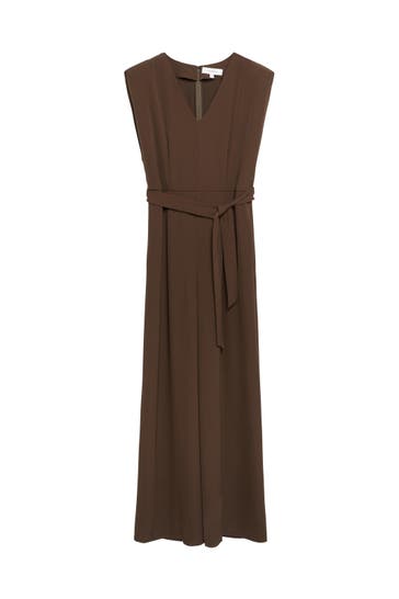 COMMA, Jumpsuit 8943_braun Wide/ Loose Fit