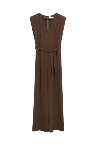 COMMA, Jumpsuit 8943_braun Wide/ Loose Fit