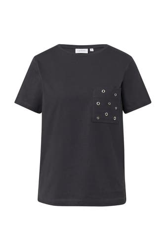 COMMA, T-Shirt 9865_dunkelgrau