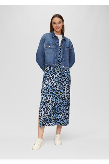 S.OLIVER Maxikleid 50A5_hellblau