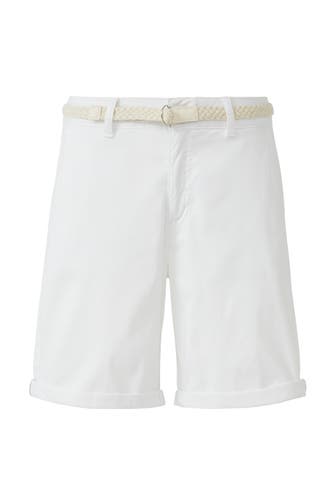 S.OLIVER Short 0100_weiß Tapered