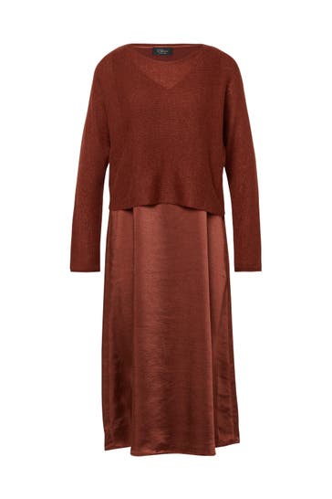 S.OLIVER Midikleid 3700_rot