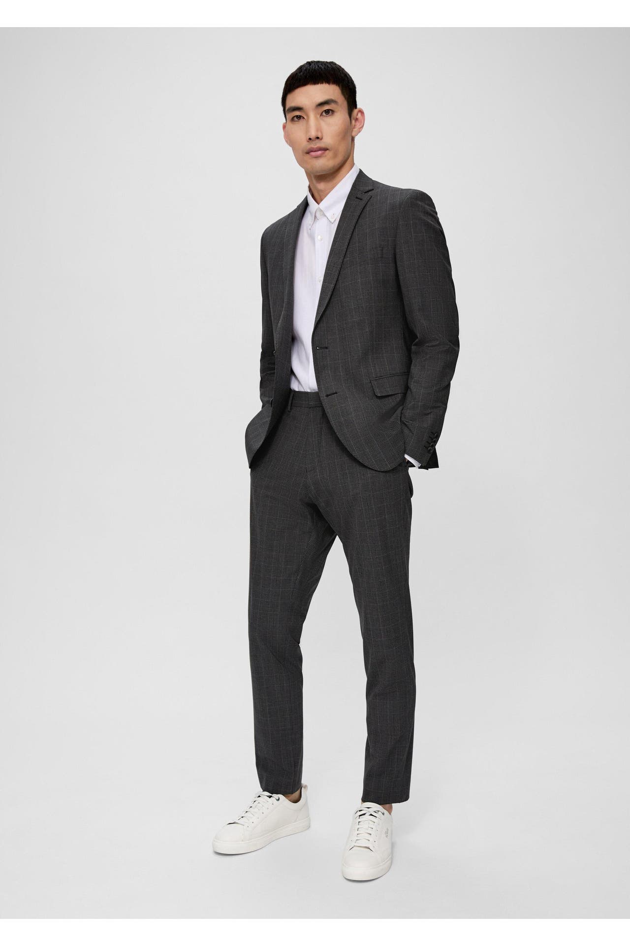 S.OLIVER Casual-Sakko S.OULTIMATE 98N3_dunkelgrau Slim Fit, Bild 1