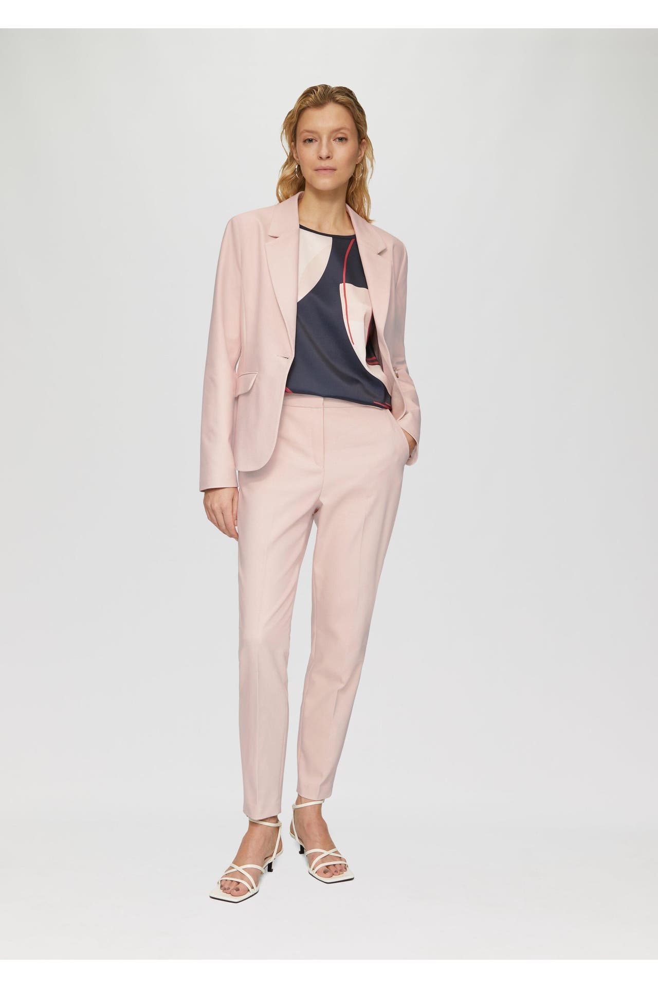 S.OLIVER Stoffhose 4090_perlmuttrosa Tapered, Bild 1
