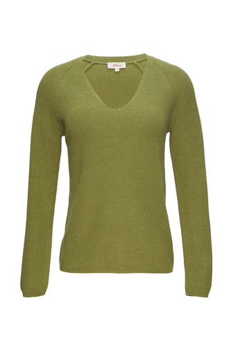 S.OLIVER Pullover 7774_guacamole