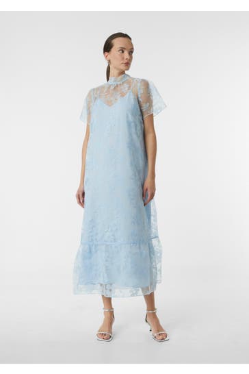 COMMA, Maxikleid 50C0_hellblau