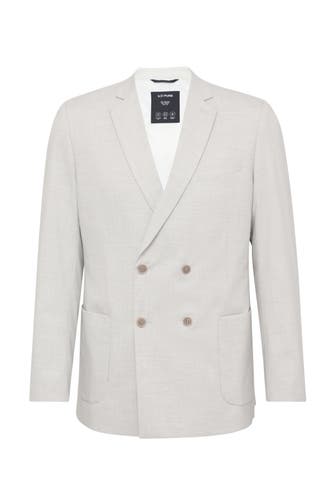 S.OLIVER Casual-Sakko S.OPURE 01M1_creme Slim Fit