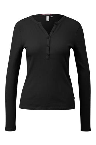 QS BY S.OLIVER Longsleeve 9999_schwarz