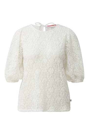QS BY S.OLIVER Blusenshirt 0200_creme
