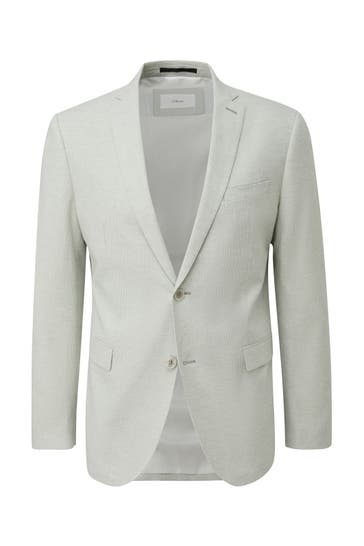 S.OLIVER Casual-Sakko S.OPURE 72N8_salbeigrün Slim Fit