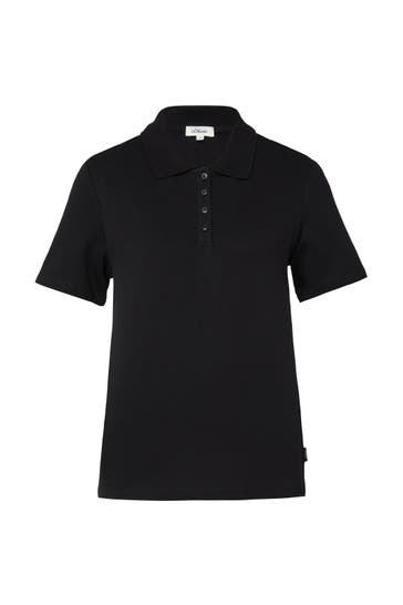 S.OLIVER Polo-Shirt 9999_schwarz