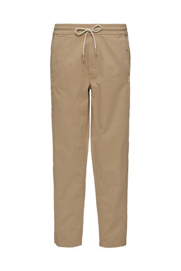 S.OLIVER Stoffhose 8310_hellbraun Wide/ Loose Fit