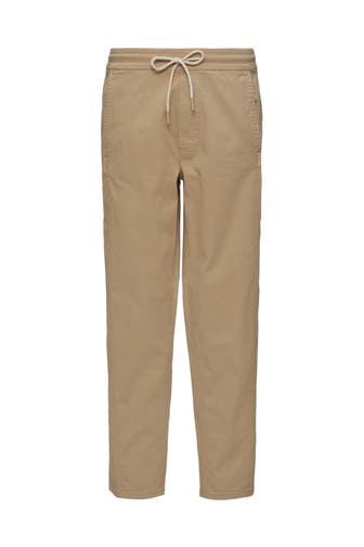 S.OLIVER Stoffhose 8310_hellbraun Wide/ Loose Fit