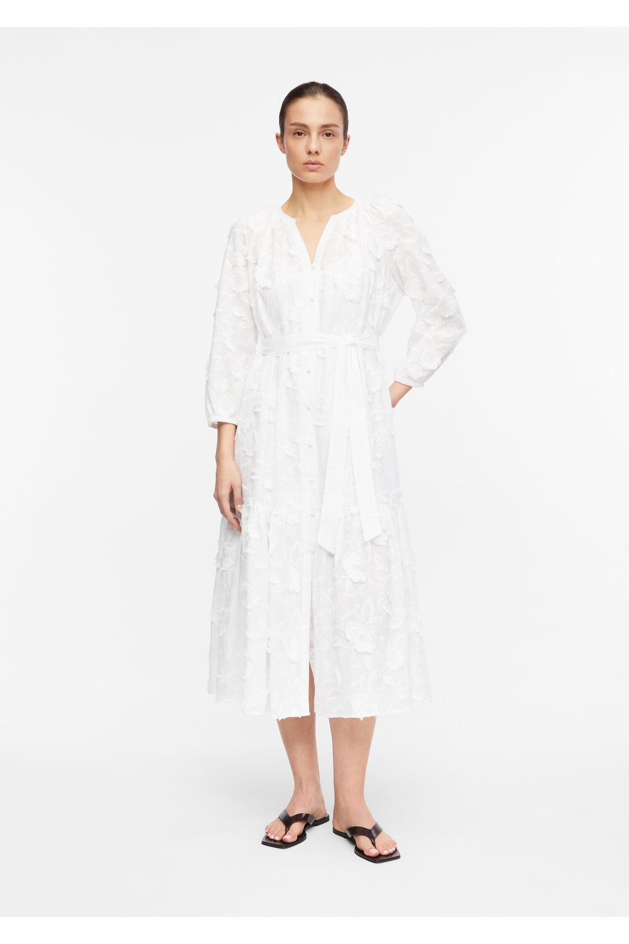 COMMA, Maxikleid 0100_weiß, Bild 1