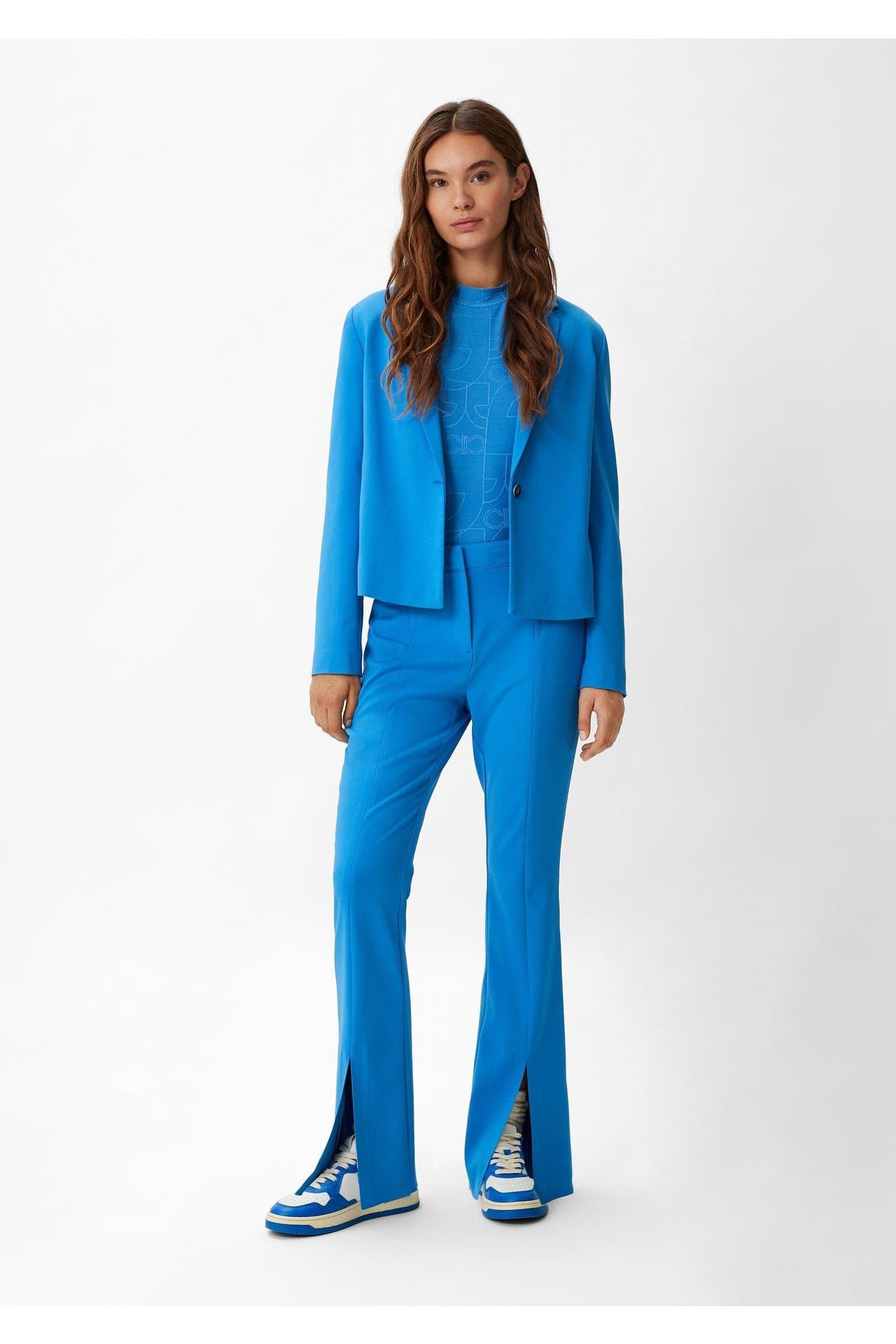 COMMA, Stoffhose 5547_royalblau Tapered, Bild 1