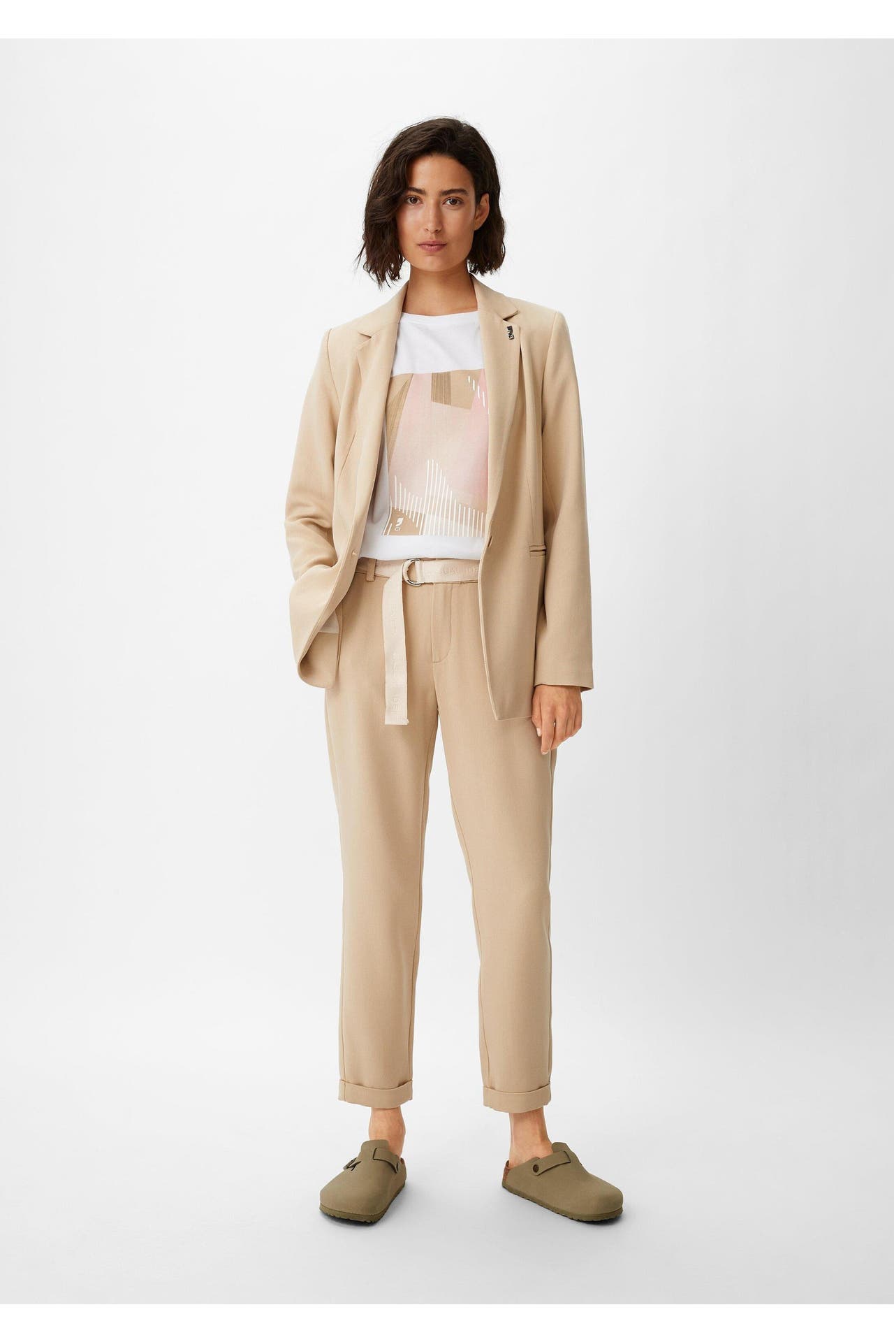 COMMA, Stoffhose 8170_beige Tapered, Bild 1