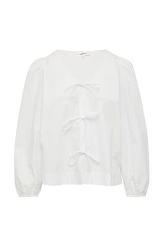 S.OLIVER Casual-Bluse 0100_weiß