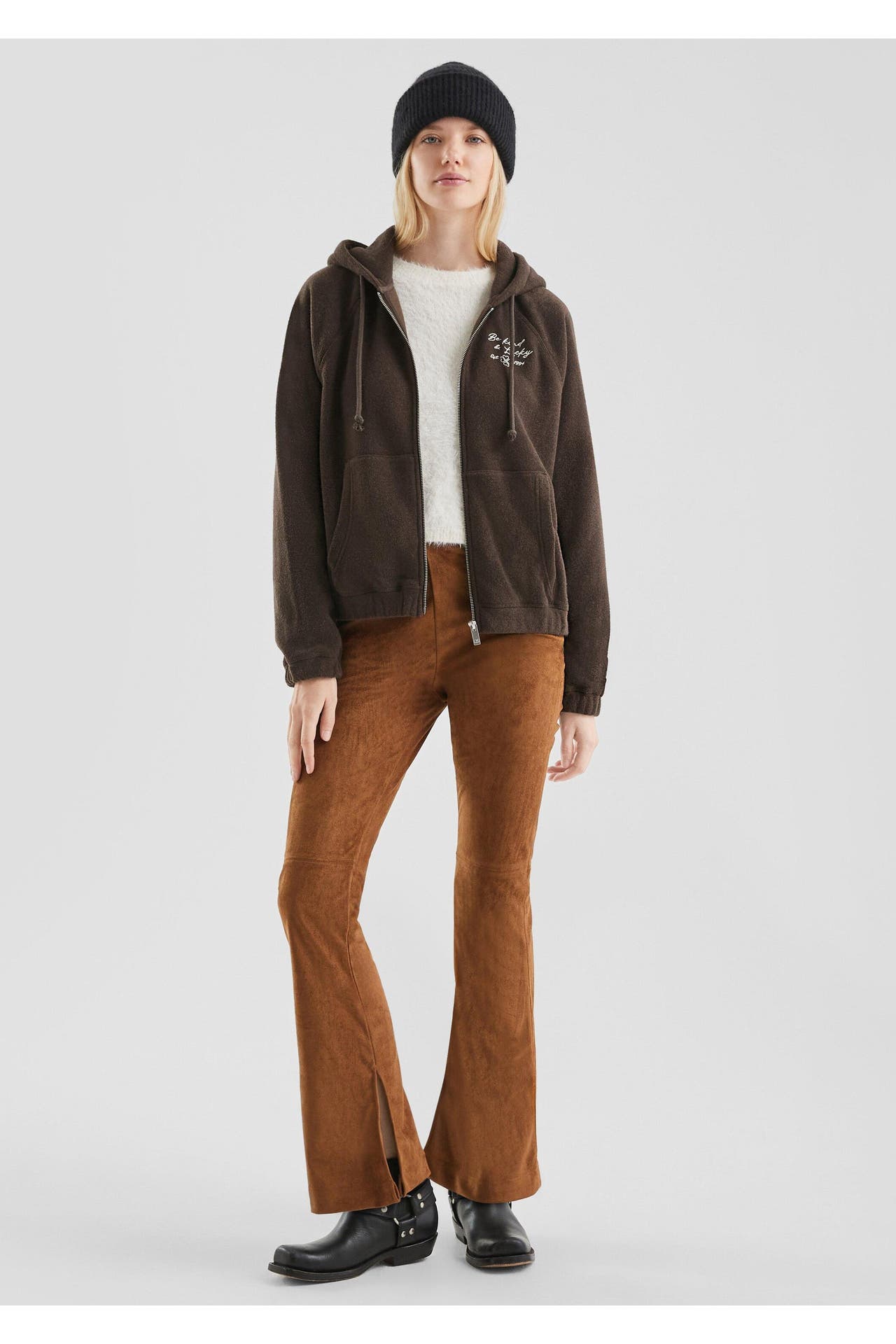 QS BY S.OLIVER Sweatjacke 8947_dunkelbraun, Bild 1