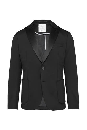 S.OLIVER Casual-Sakko S.OJOGG 9999_schwarz Slim Fit