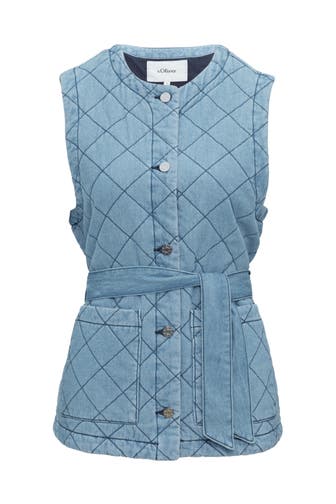 S.OLIVER Weste 54Z8_blau