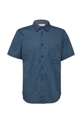 S.OLIVER Kurzarmhemd 59A0_navy Slim Fit