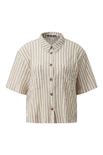 QS BY S.OLIVER Blusenshirt 89G0_braun