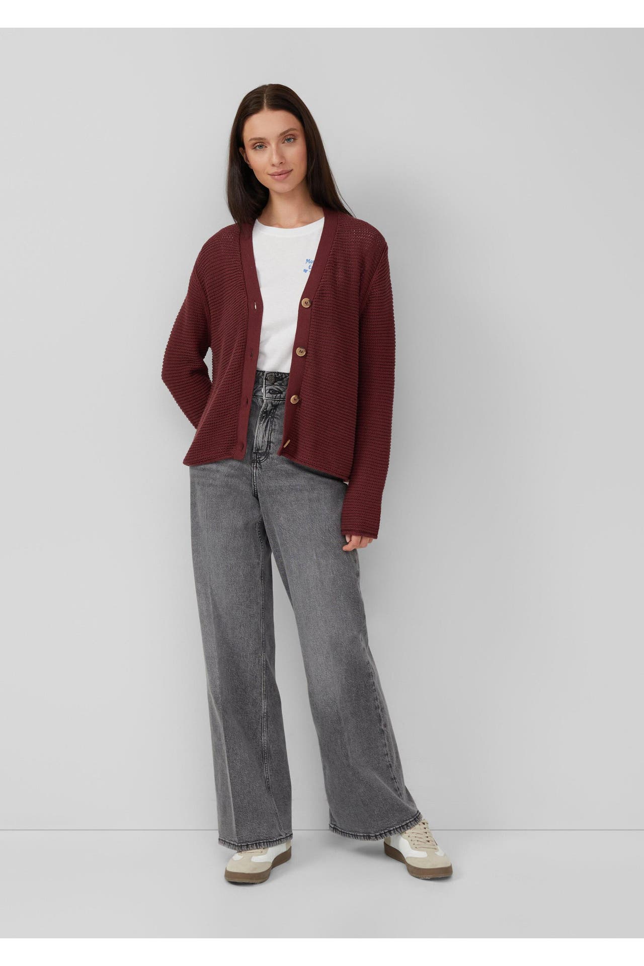 S.OLIVER Strickjacke 3902_bordeaux, Bild 1