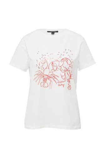 COMMA, T-Shirt 01E3_weiß