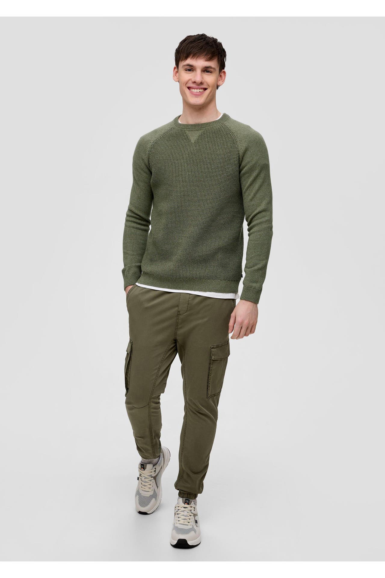 QS BY S.OLIVER Pullover 79W0_olivgrün, Bild 1