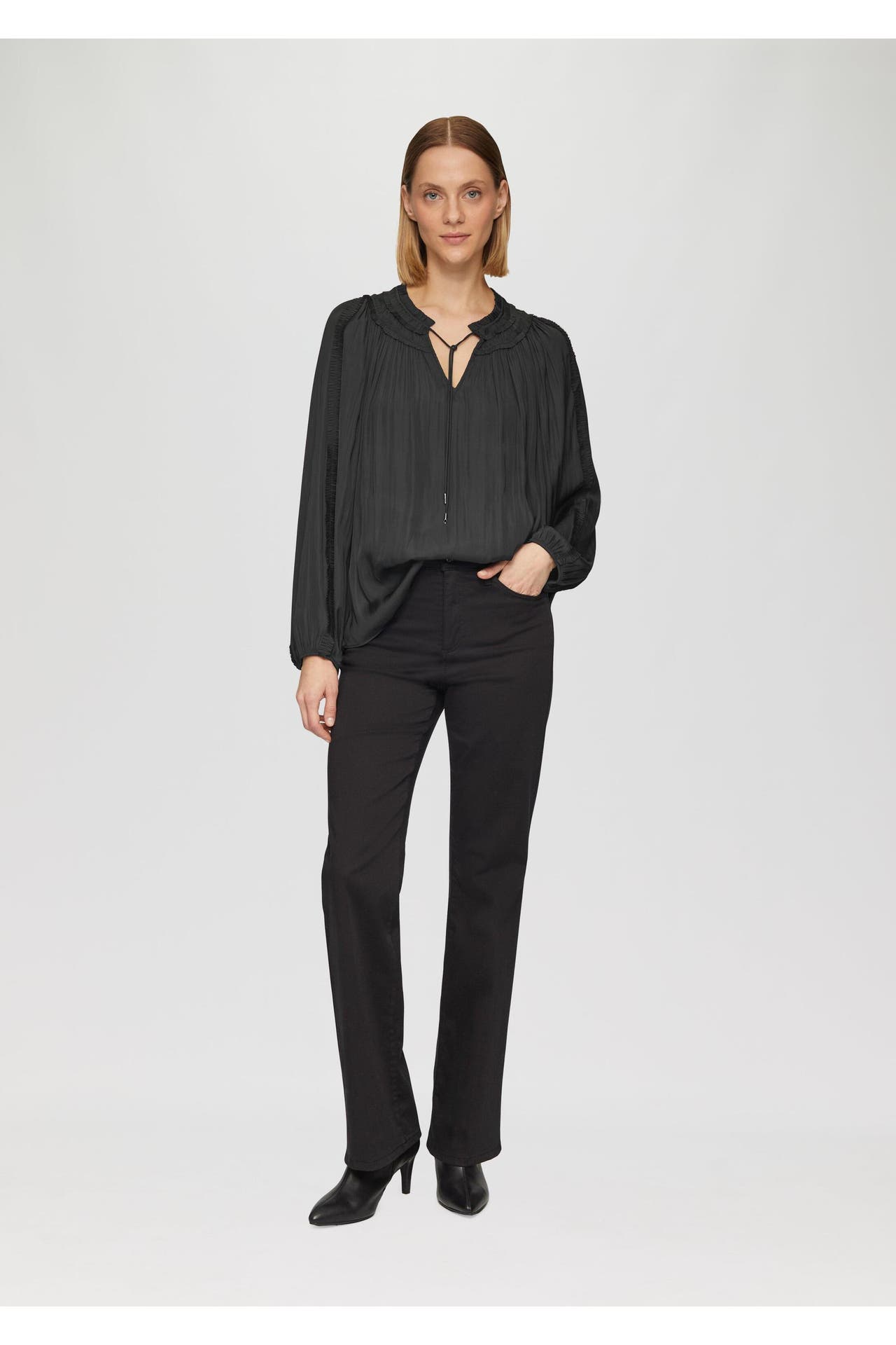 S.OLIVER Casual-Bluse 9999_schwarz, Bild 1