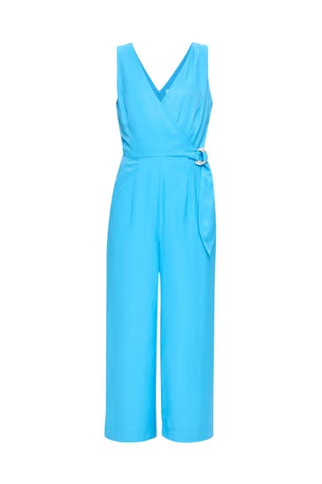 S.OLIVER Jumpsuit 6430_azurblau Tapered