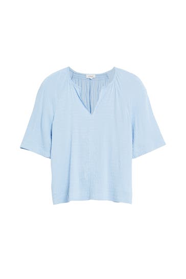 S.OLIVER Blusenshirt 5025_hellblau