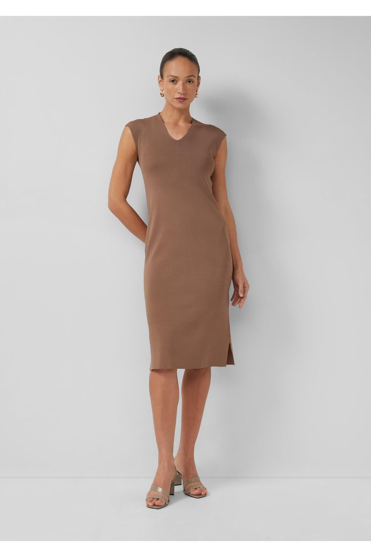S.OLIVER Midikleid 8624_cognac, Bild 1