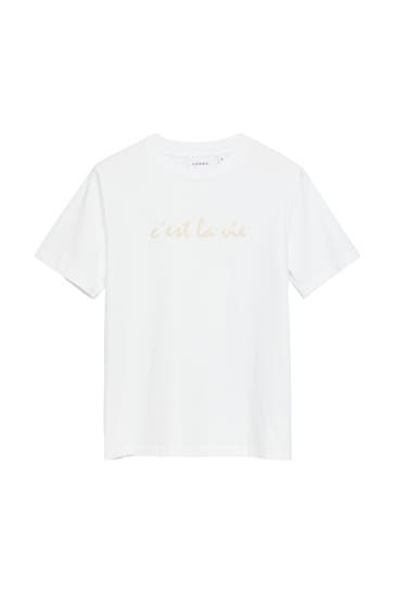 COMMA, T-Shirt 01E7_weiß