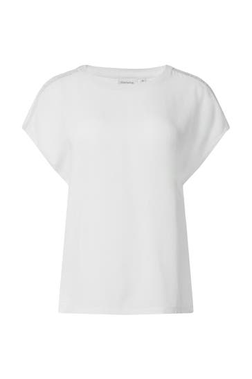 COMMA, T-Shirt 0100_weiß
