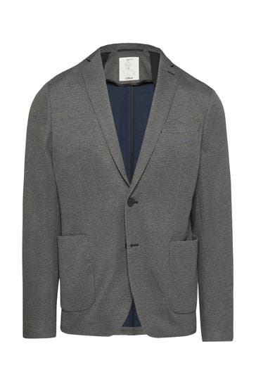 S.OLIVER Casual-Sakko S.OJOGG 98A1_dunkelgrau Slim Fit