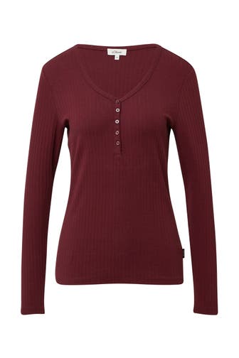 S.OLIVER Longsleeve 3902_bordeaux