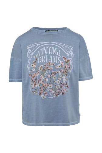 QS BY S.OLIVER T-Shirt 54D0_hellblau