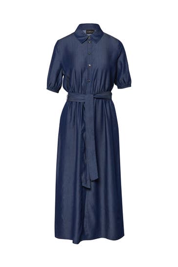 S.OLIVER Midikleid 57Y2_blau