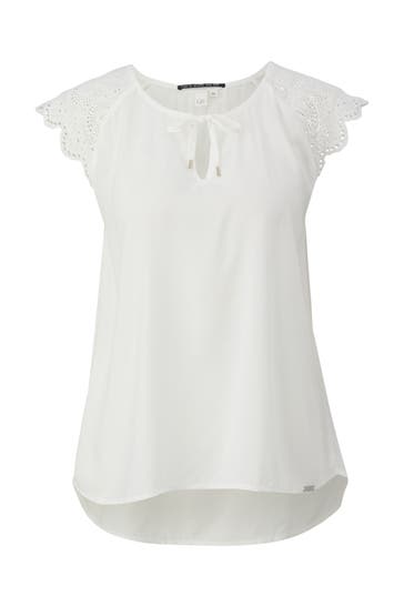 QS BY S.OLIVER Blusenshirt 0200_creme