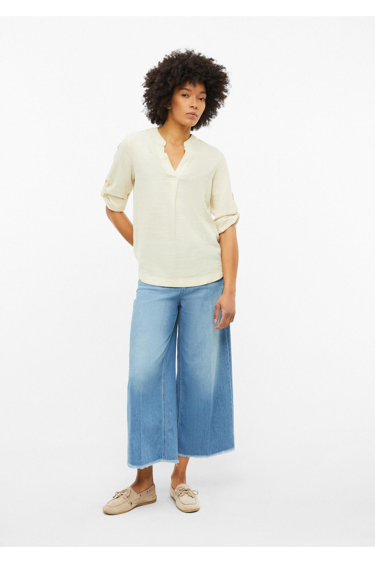 S.OLIVER Casual-Bluse 8000_helles beige, Bild 1
