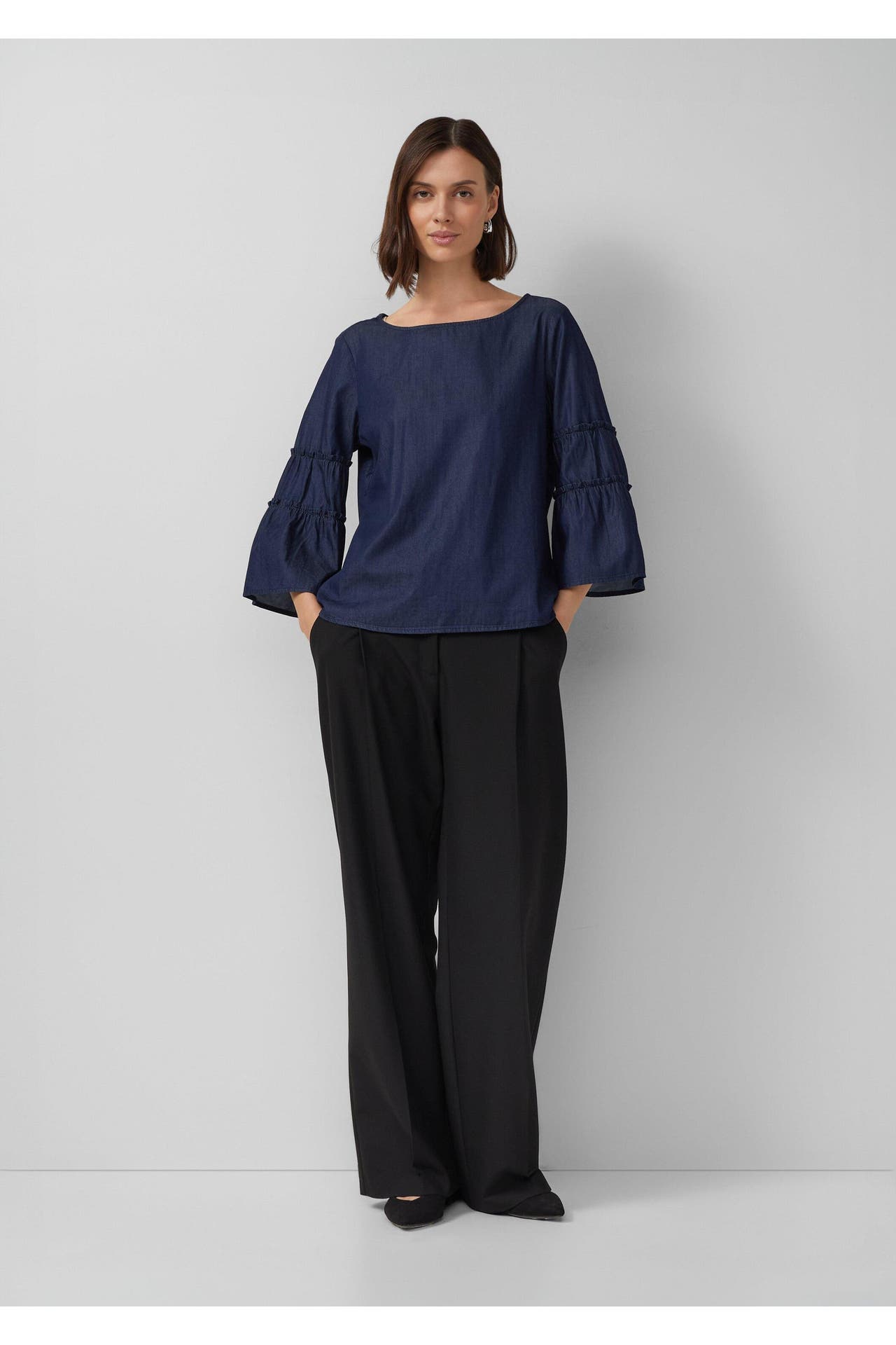 S.OLIVER Casual-Bluse 57Y2_blau, Bild 1