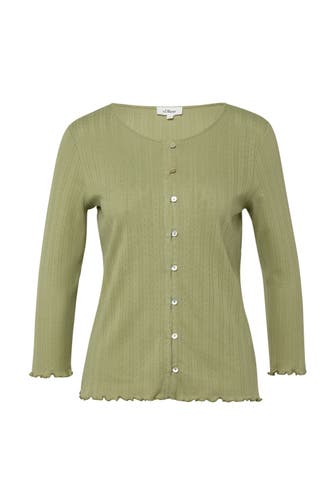 S.OLIVER Strickjacke 7900_olivgrün