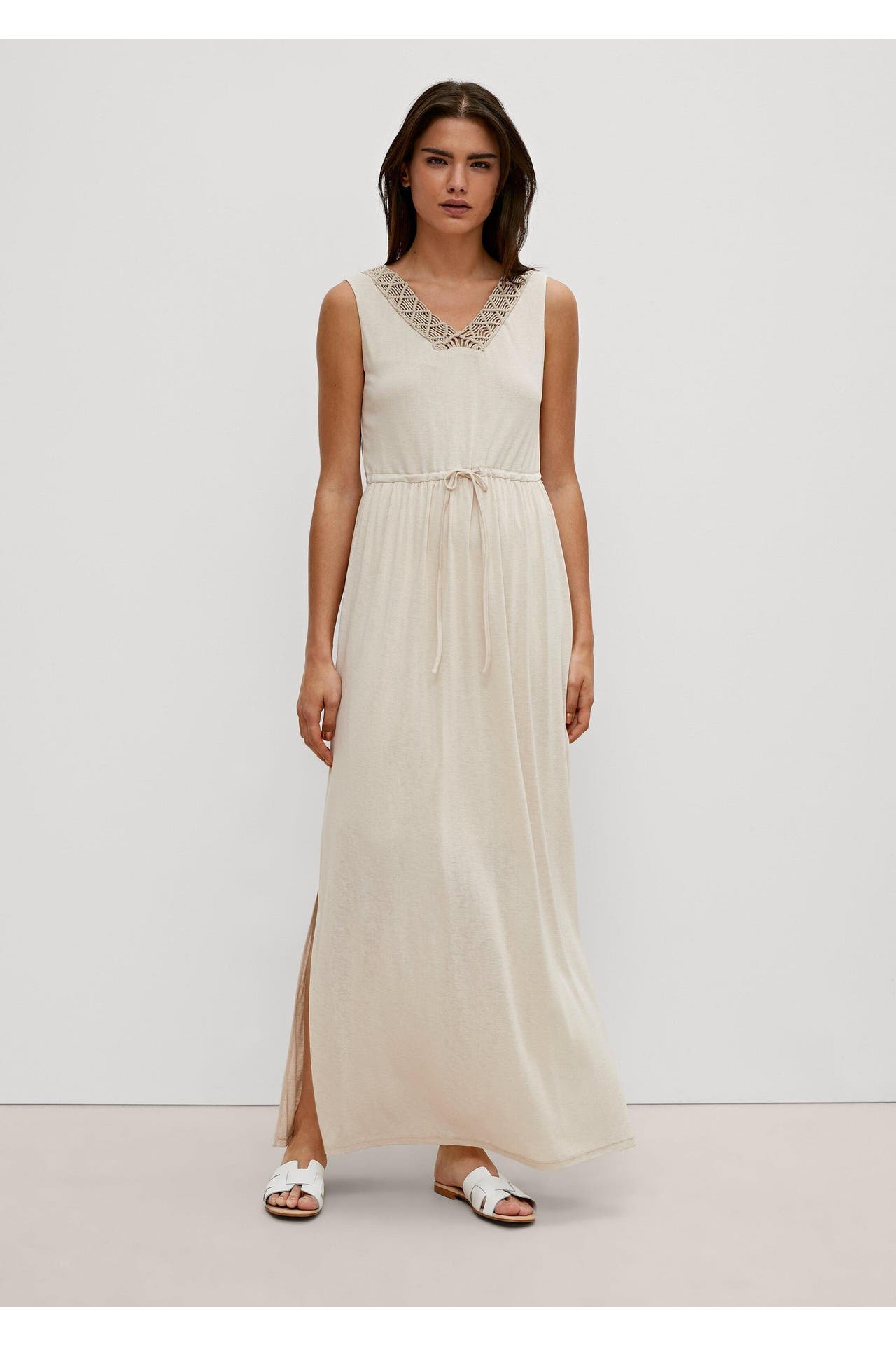 COMMA, Maxikleid 8016_helles beige, Bild 1