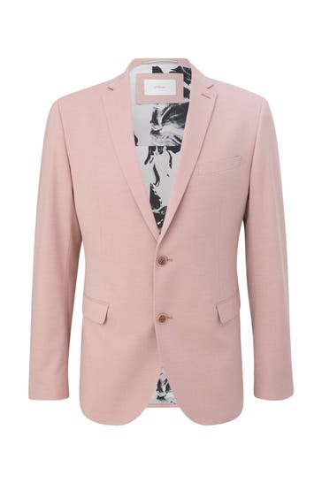 S.OLIVER Casual-Sakko S.OPURE 4163_zartrosa Slim Fit