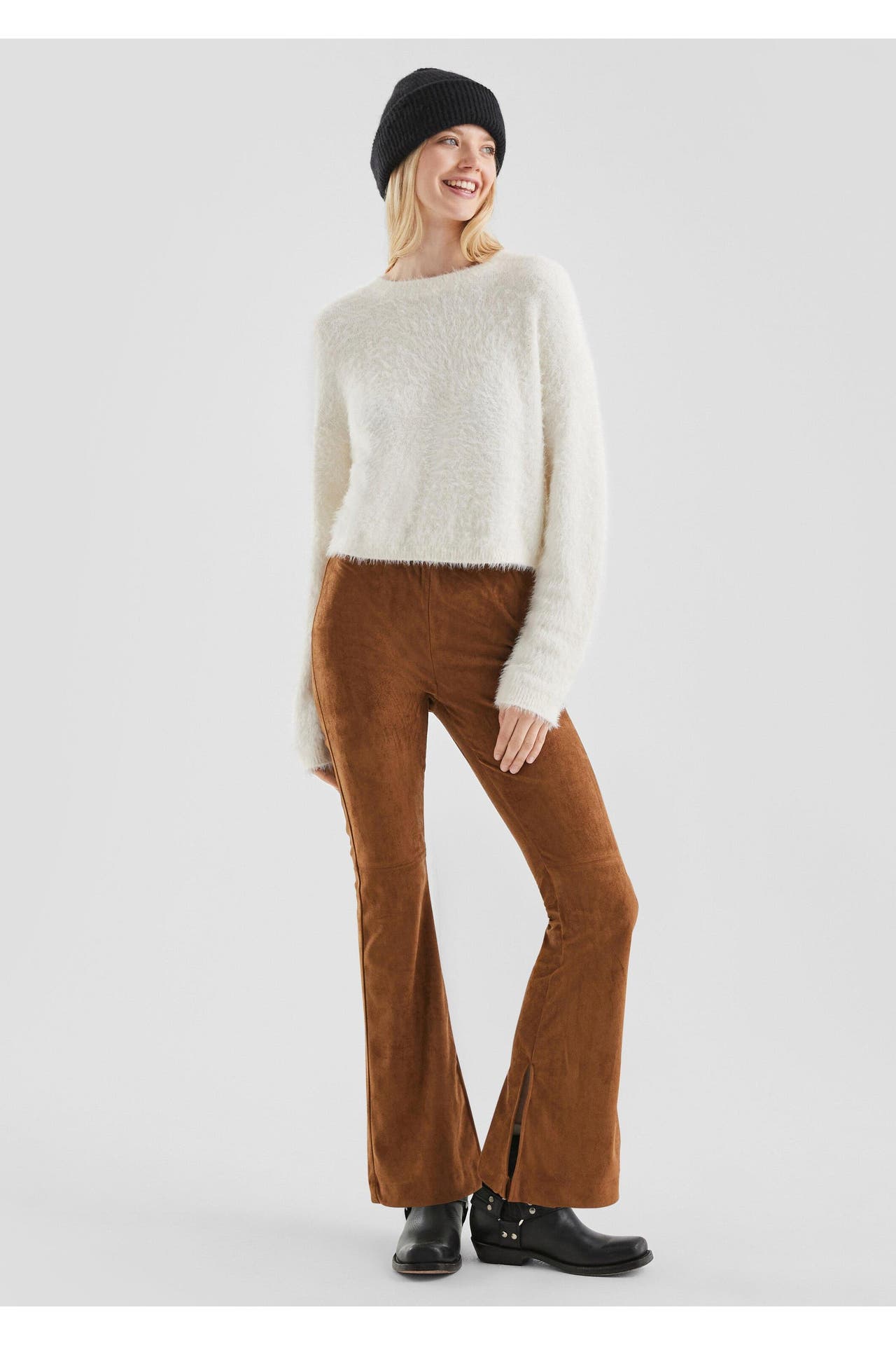 QS BY S.OLIVER Stoffhose 0009_cognac Tapered, Bild 1