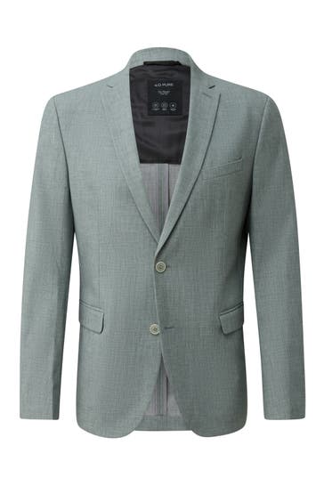 S.OLIVER Casual-Sakko S.OPURE 72A3_salbeigrün Slim Fit